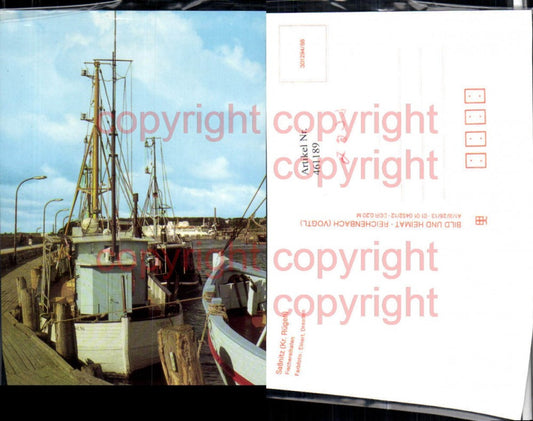 461189,Saßnitz Fischereihafen Hafen Boote pub VEB