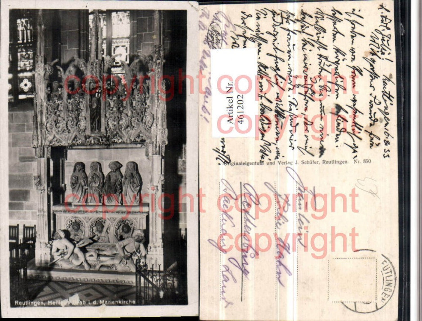 461202, Reutlingen St. Mary's Church Holy Sepulchre