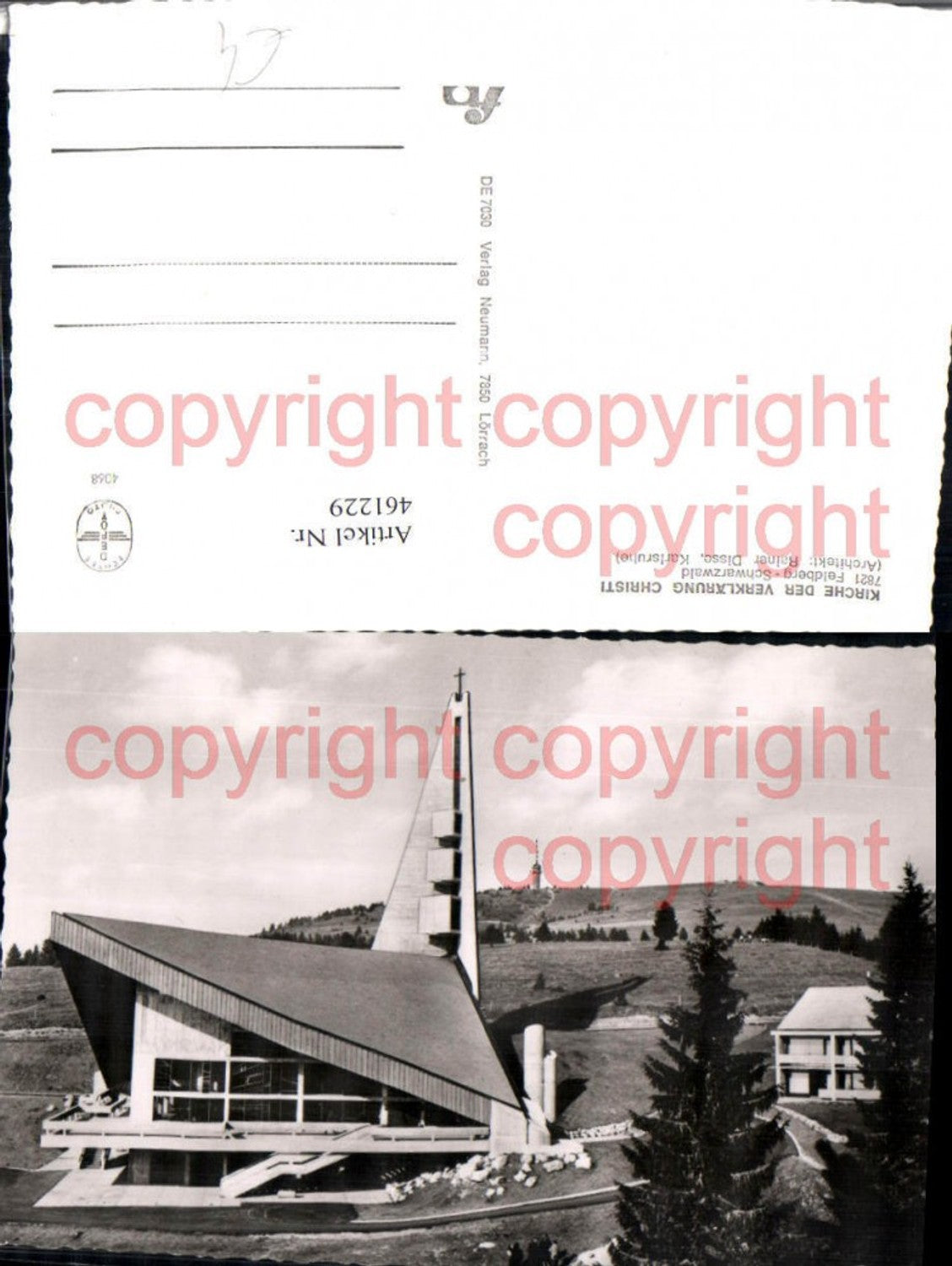 461229,Feldberg im Schwarzwald Kirche der Verklärung Christi