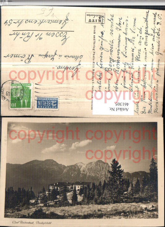 461305,Bad Reichenhall Predigtstuhl Bergkulisse pub Foto Kitt