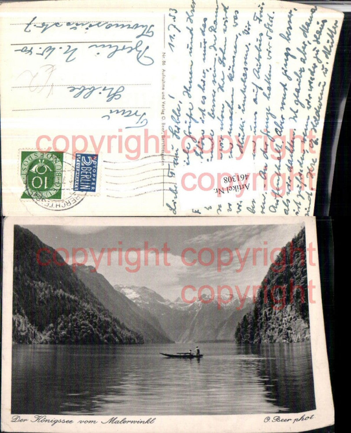 461308, Königssee lake near Schönau, mountain scenery, pub, photo O. Beer