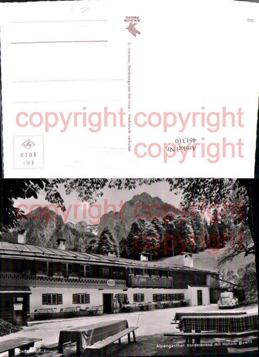 461310,Alpengasthof Vorderbrand b. Berchtesgaden Bergkulisse