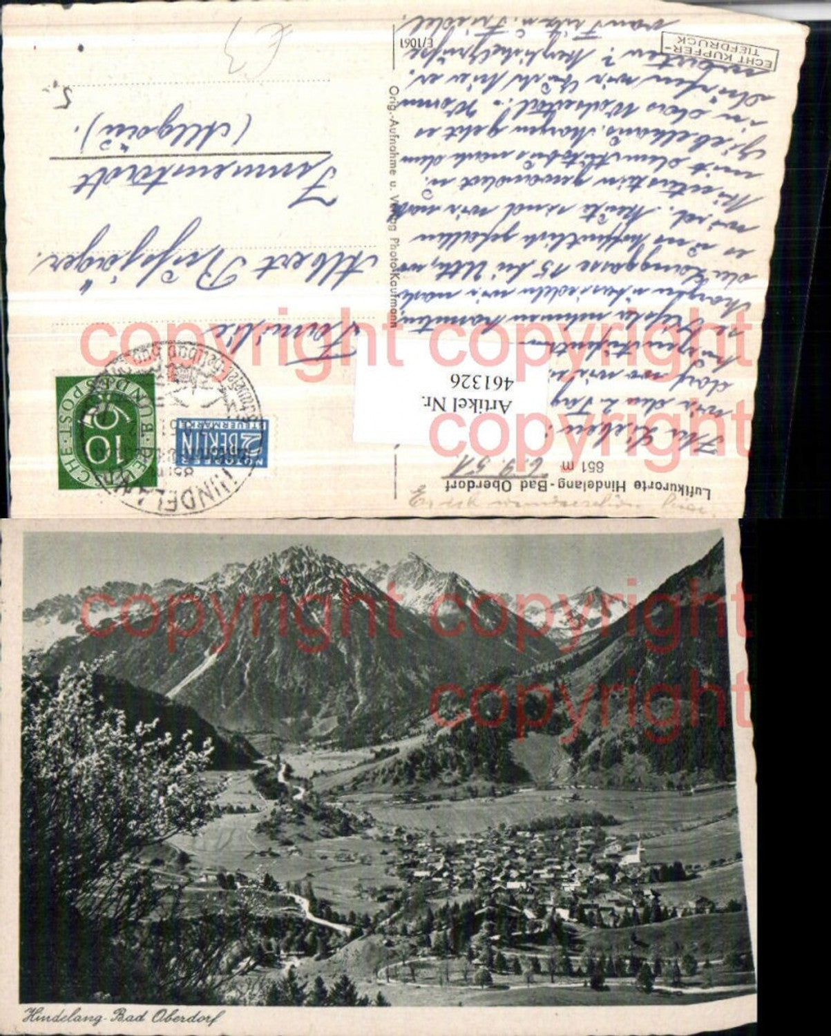 461326,Hindelang Bad Oberdorf Totale Bergkulisse