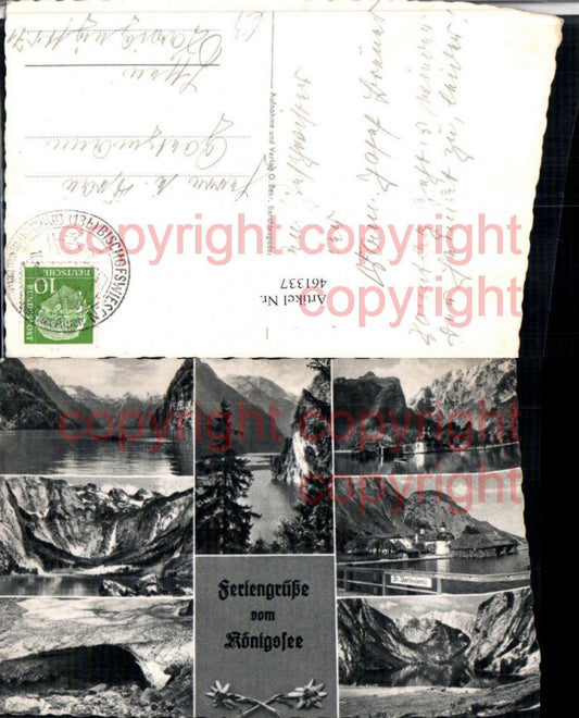 461337,Königssee See b. Schönau St. Bartholomä Mehrbildkarte