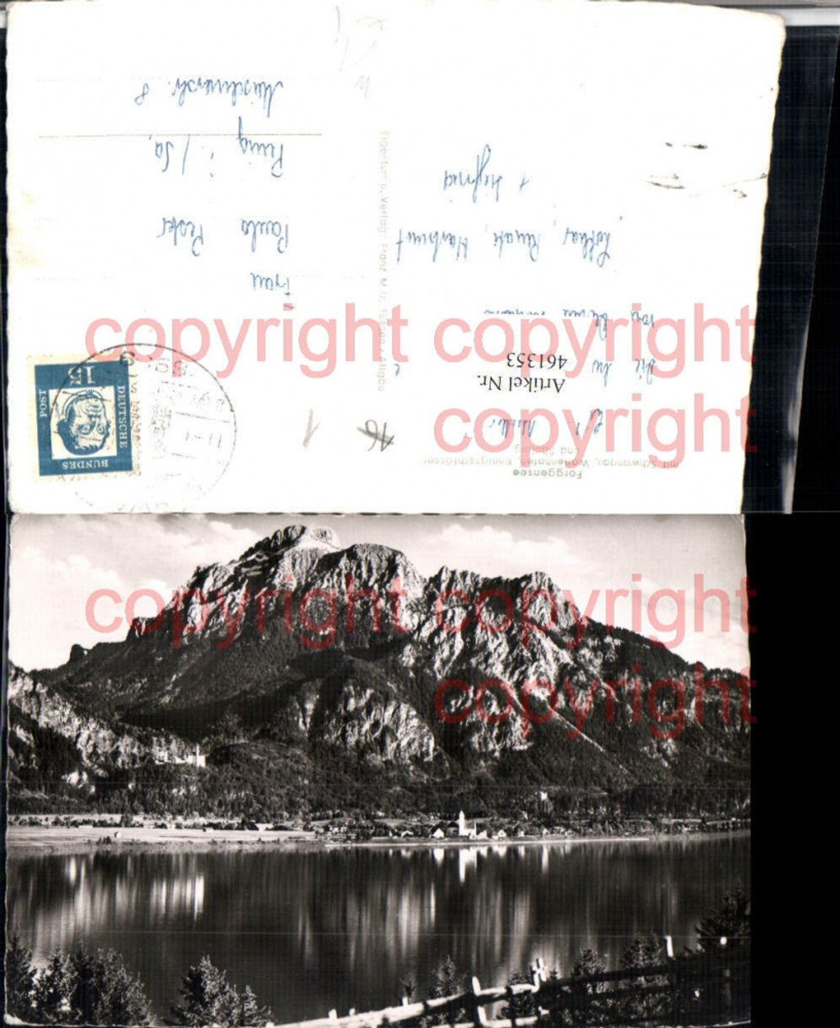 461353,Forggensee See b. Füssen m. Schwangau Bergkulisse