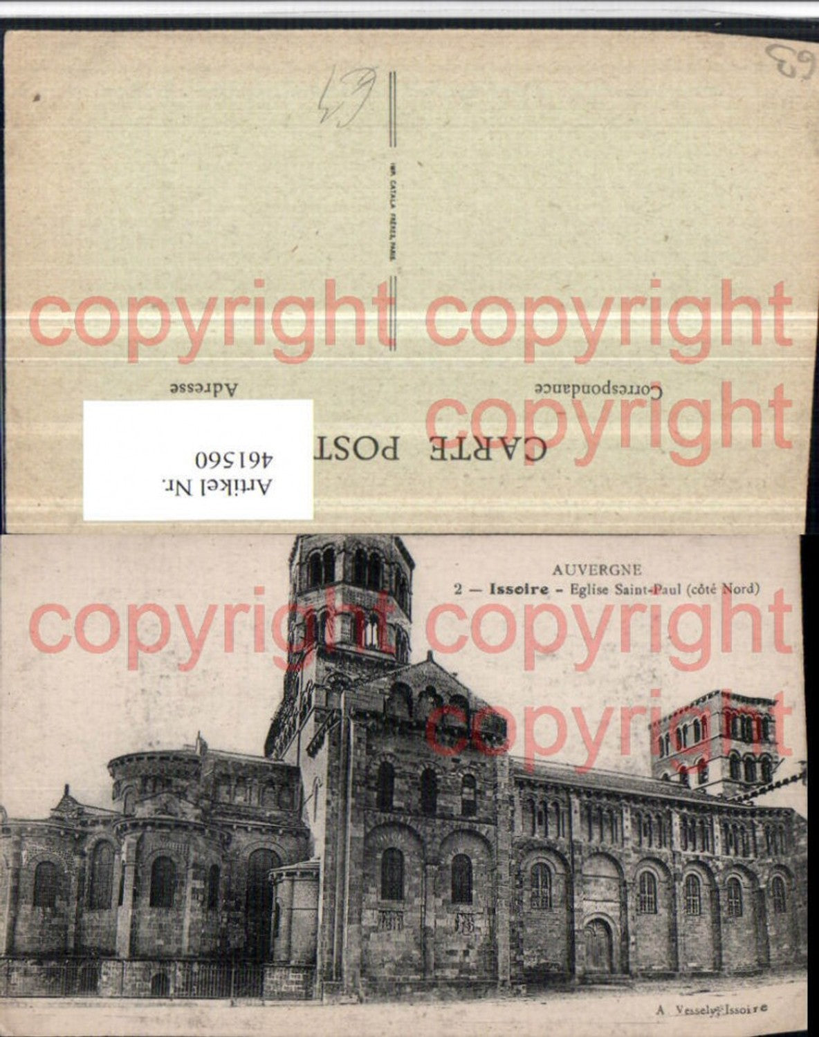 461560,Auvergne Puy-de-Dome Issoire Eglise Saint-Paul Kirche