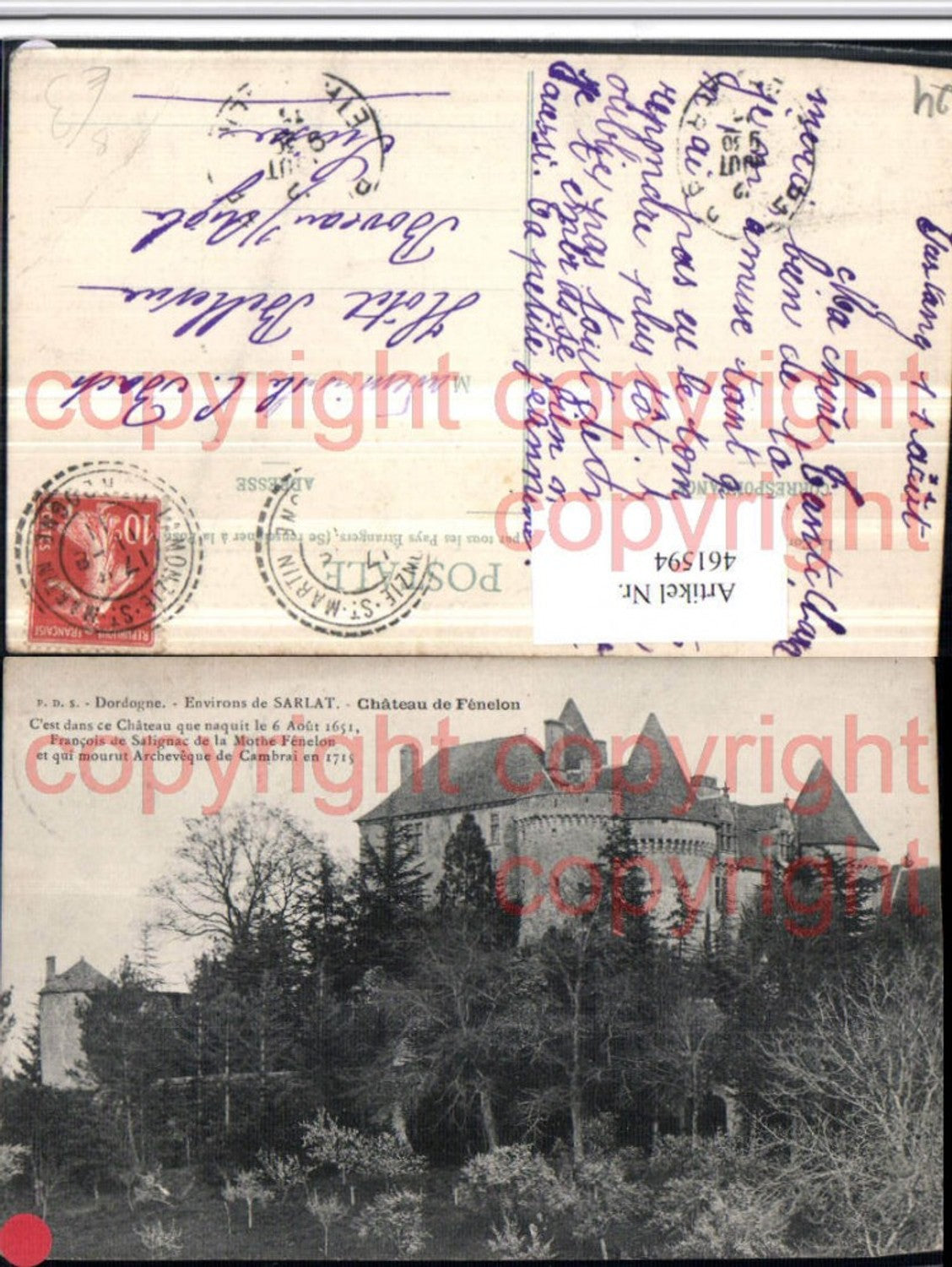 461594,Aquitanien Dordogne Sarlat Chateau de Fenelon Schloss