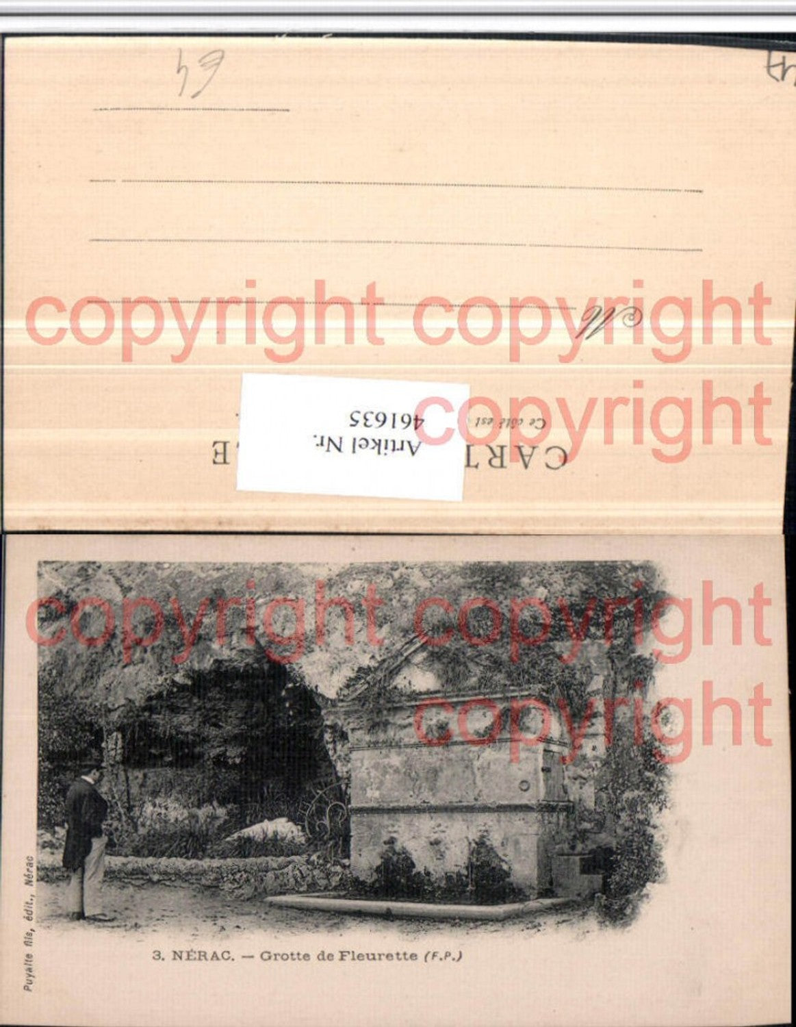 461635,Aquitanien Lot-et-Garonne Nerac Grotte de Fleurette Höhle