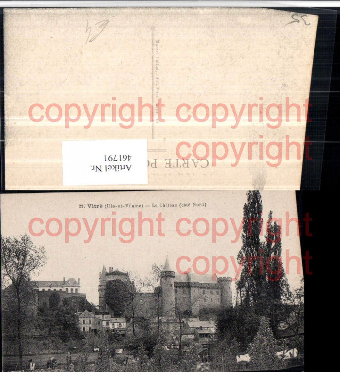 461791,Bretagne Ille-et-Vilaine Vitre Le Chateau Schloss