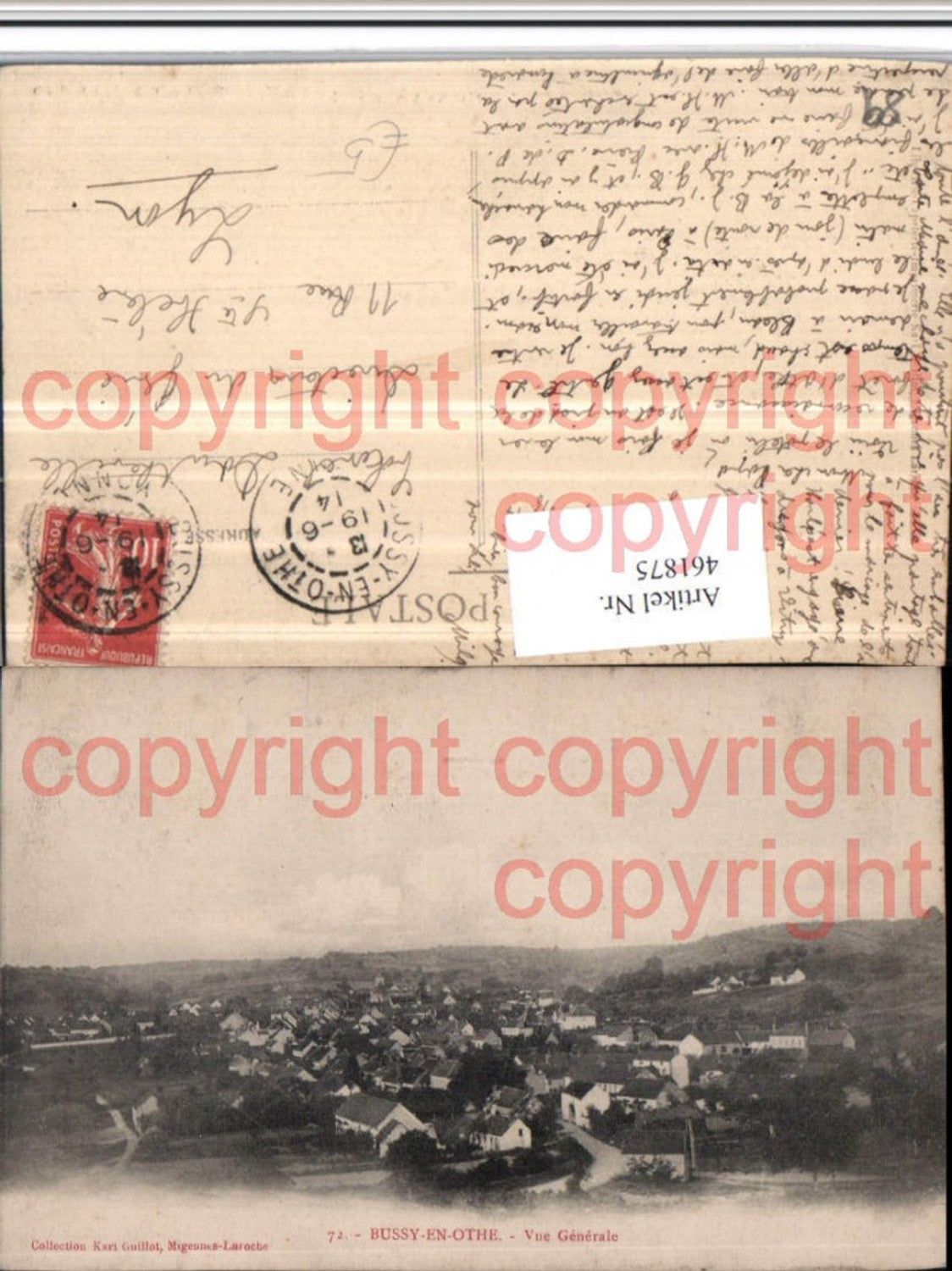 461875,Burgund Yonne Bussy-en-Othe Vue Generale Totale