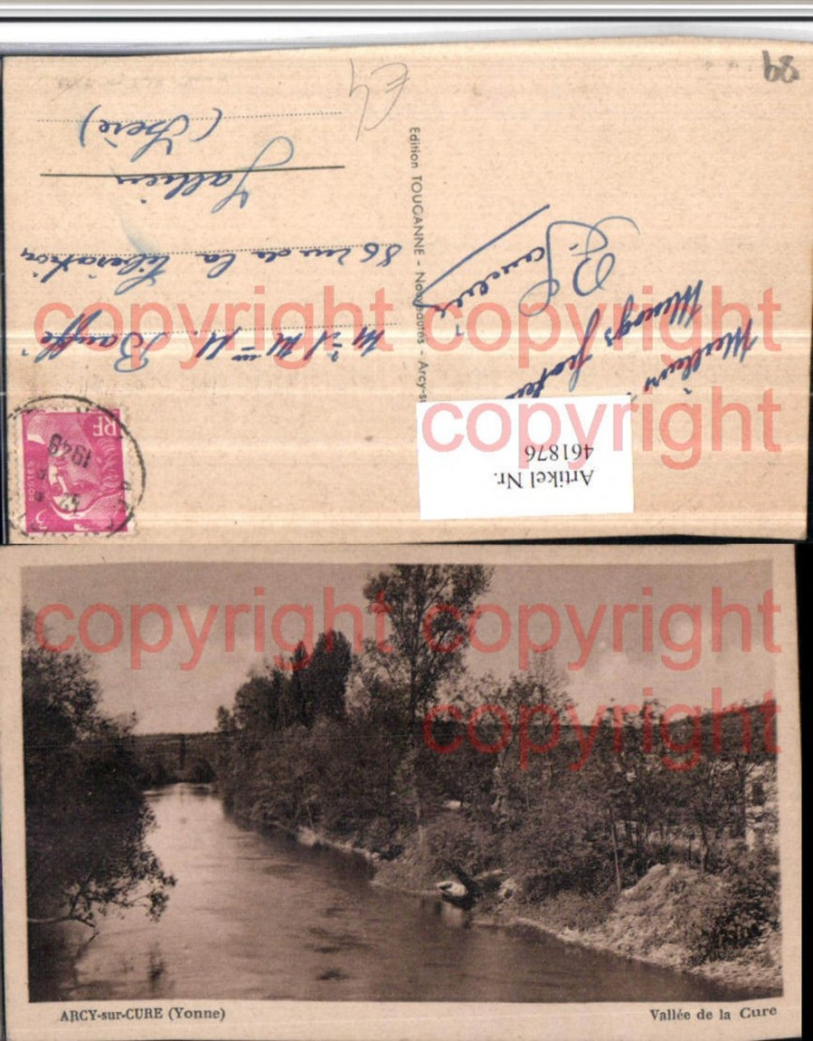461876,Burgund Yonne Arcy-sur-Cure Vallee de la Cure Fluss
