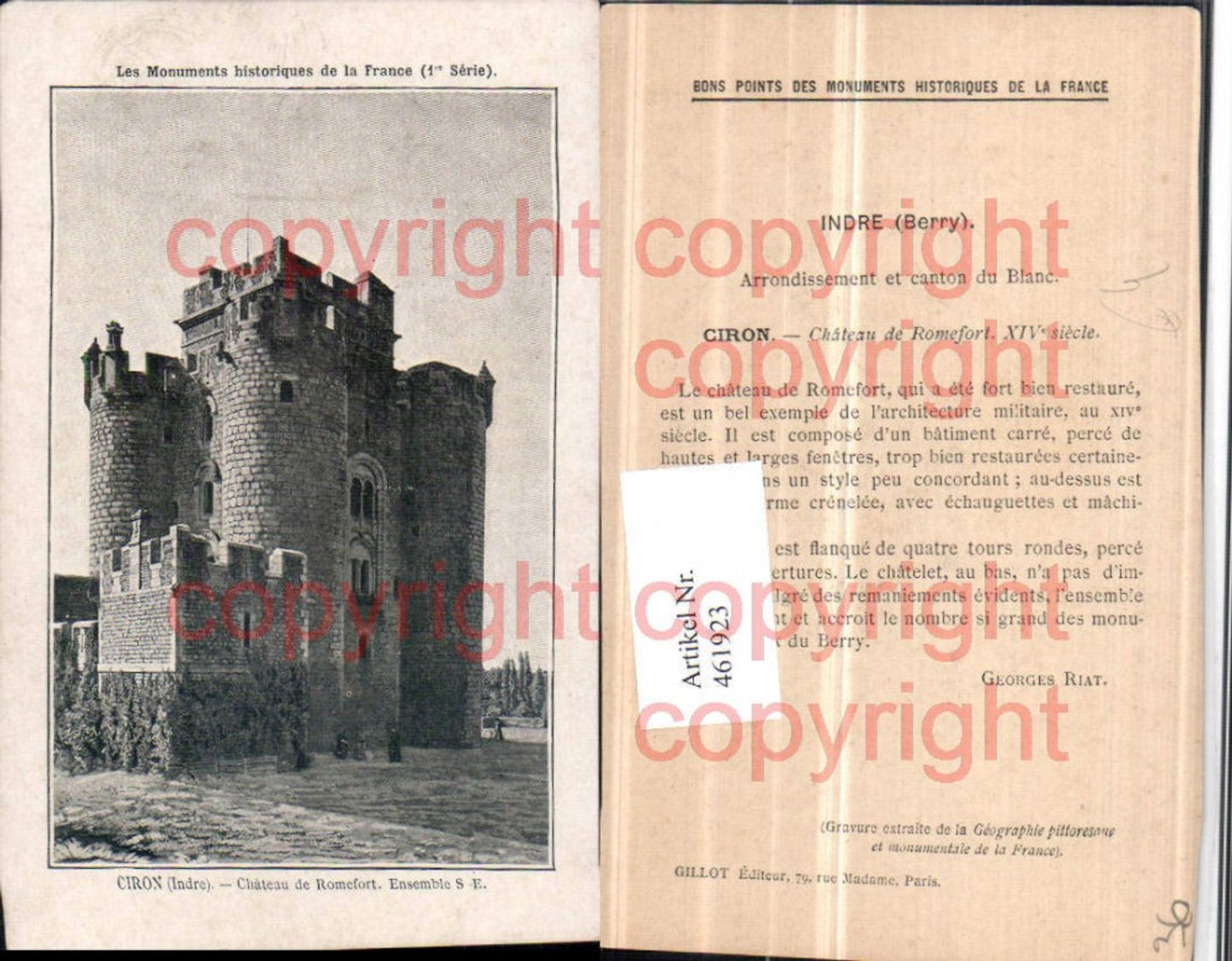 461923,Centre Indre Ciron Chateau de Romefort Castle