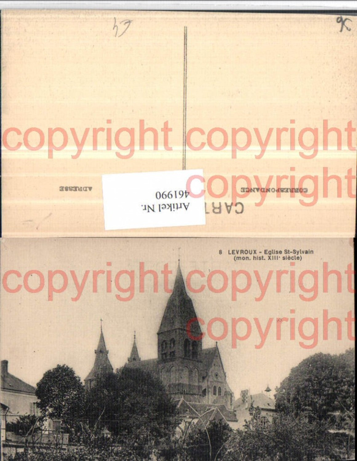 461990,Centre Indre Levroux Eglise St-Sylvain Kirche