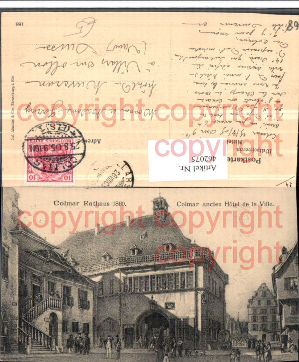 462075,Elsass Haut-Rhin Colmar Hotel de la Ville Rathaus