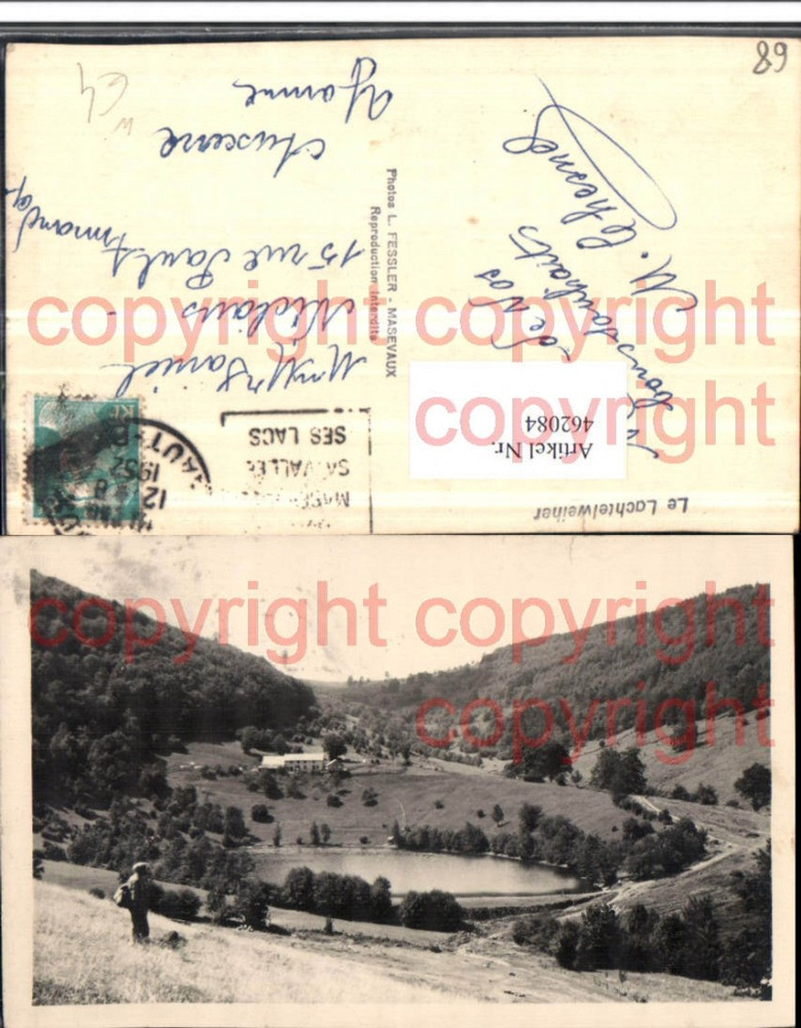 462084,Elsass Haut-Rhin Le Lachtelweiher Landschaft See