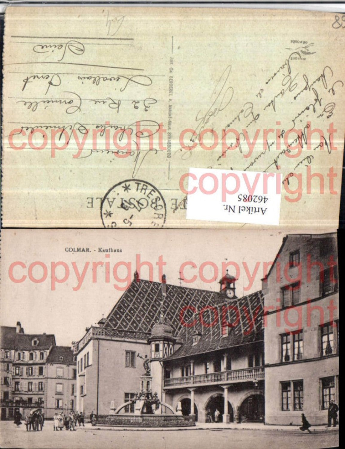 462085,Elsass Haut-Rhin Colmar Kaufhaus Brunnen