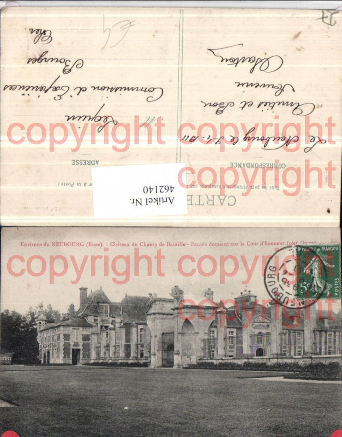 462140,Haute-Normandie Eure Neubourg Chateau Champ Bataille Schloss