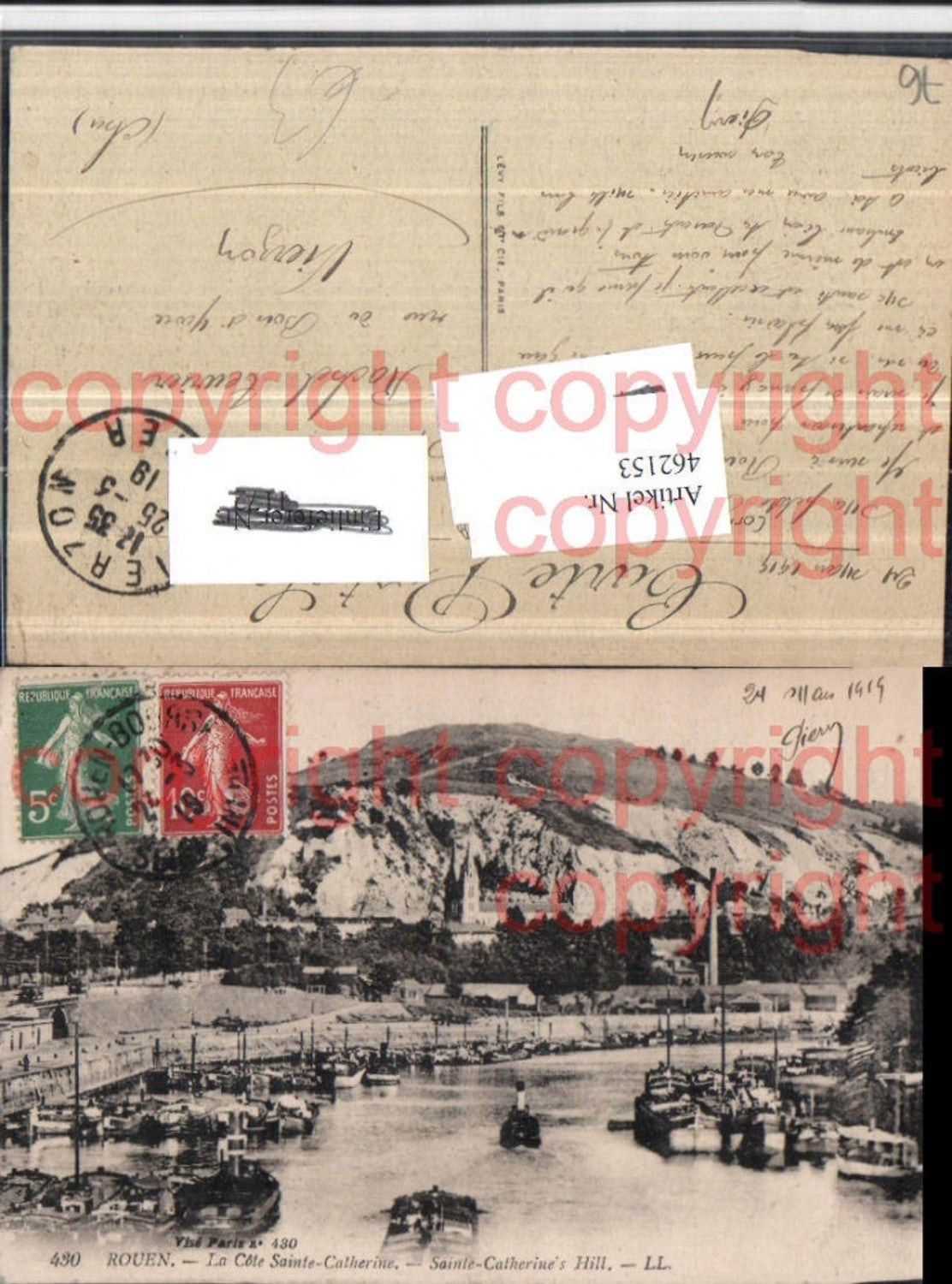 462153,Haute-Normandie Seine-Maritime Rouen Sainte-Catherine Hill Boote