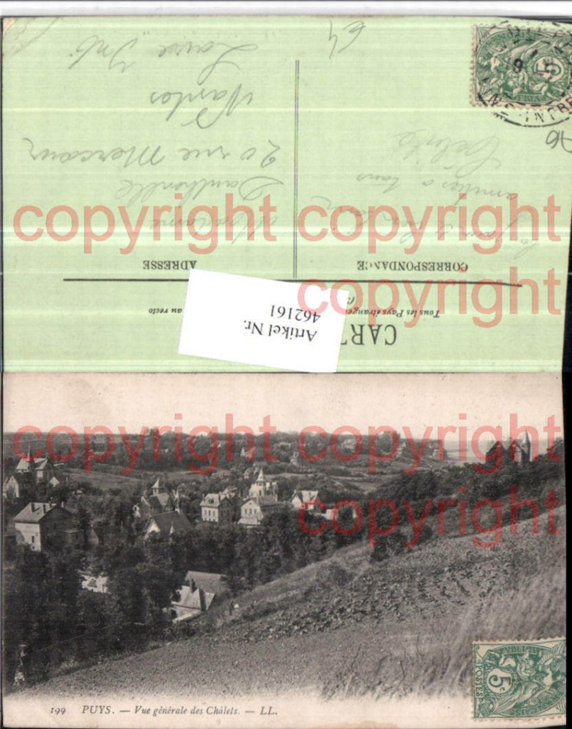 462161,Haute-Normandie Seine-Maritime Puys Vue generale des Chalets Totale