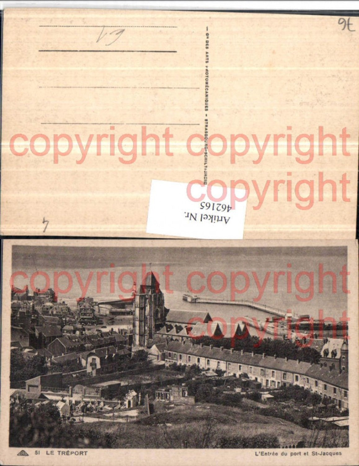 462165,Haute-Normandie Seine-Maritime Le Treport St-Jacques Kirche