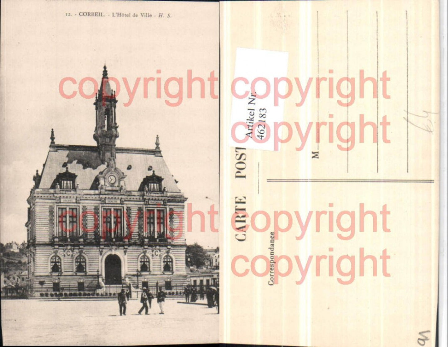 462183,Ile-de-France Essonne Corbeil Hotel de Ville Rathaus