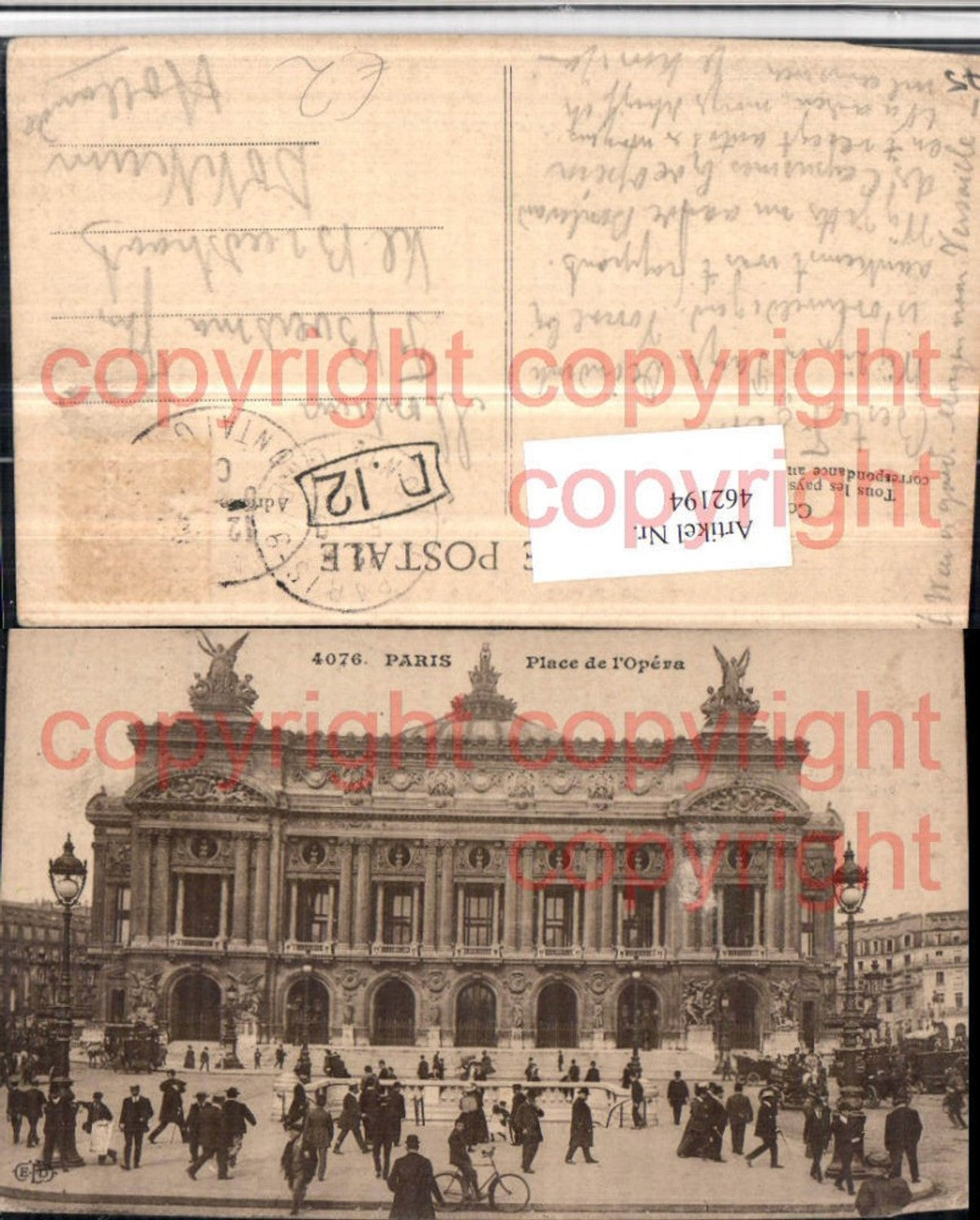 462194,Ile-de-France Paris Place Opera Gebäude