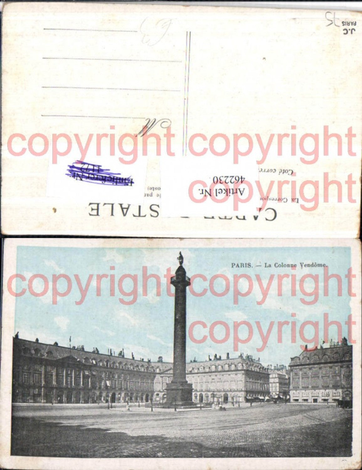 462230,Ile-de-France Paris Colonne Vendome Säule