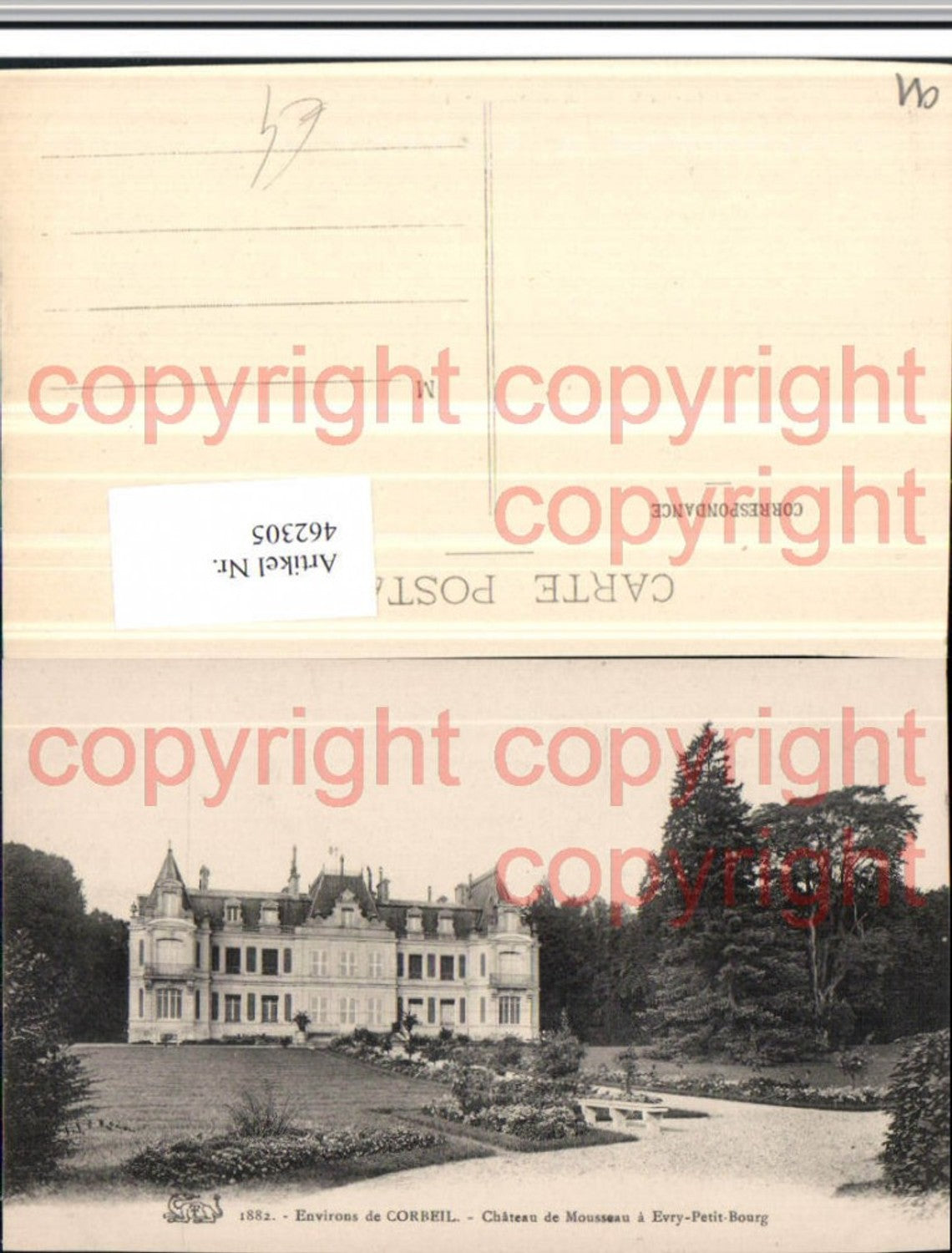462305,Ile-de-France Essonne Corbeil Chateau Mousseau a Evry-Petit-Bourg Schloss