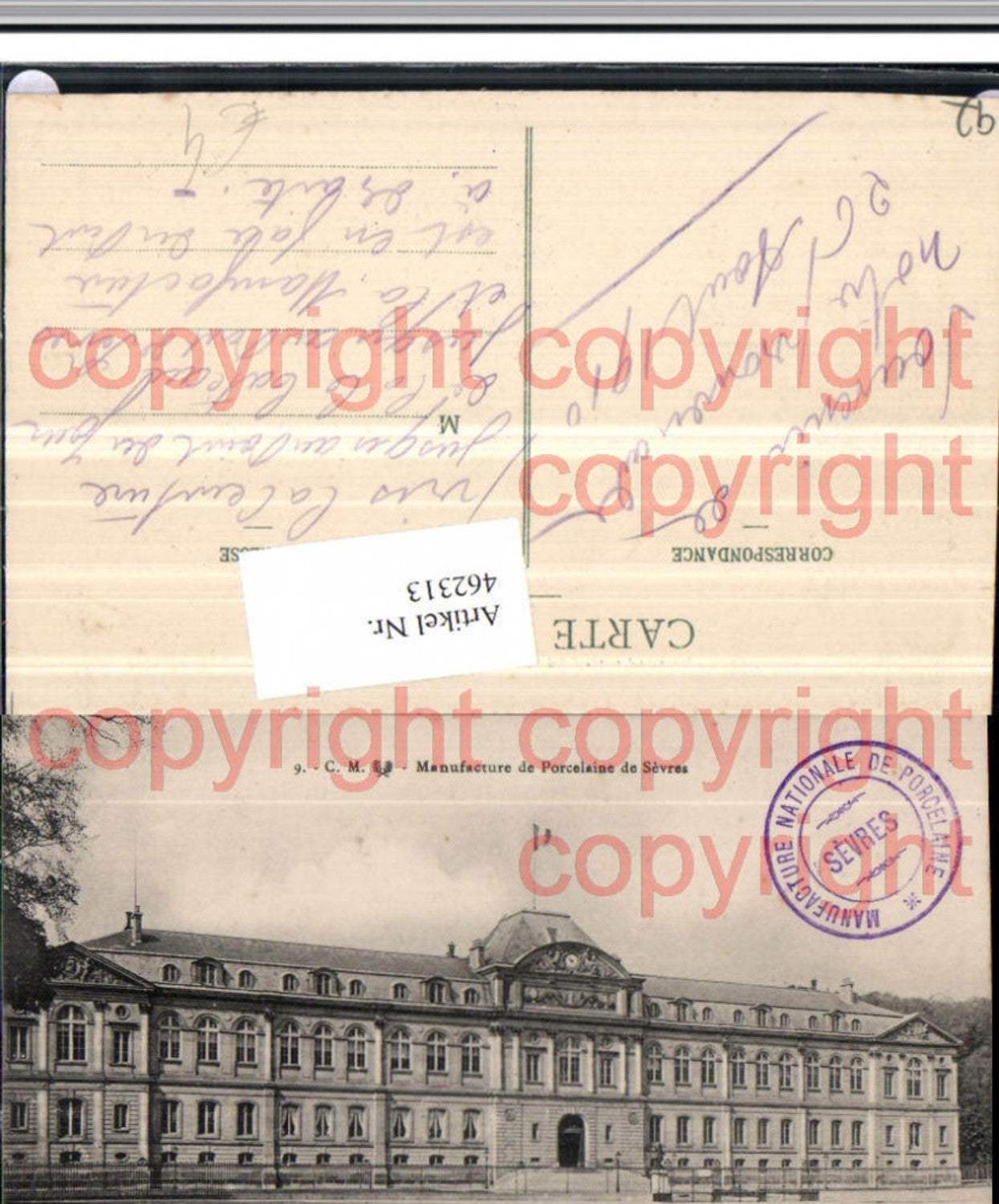 462313,Ile-de-France Hauts-de-Seine Manufacture Porcelaine de Sevres Manufaktur