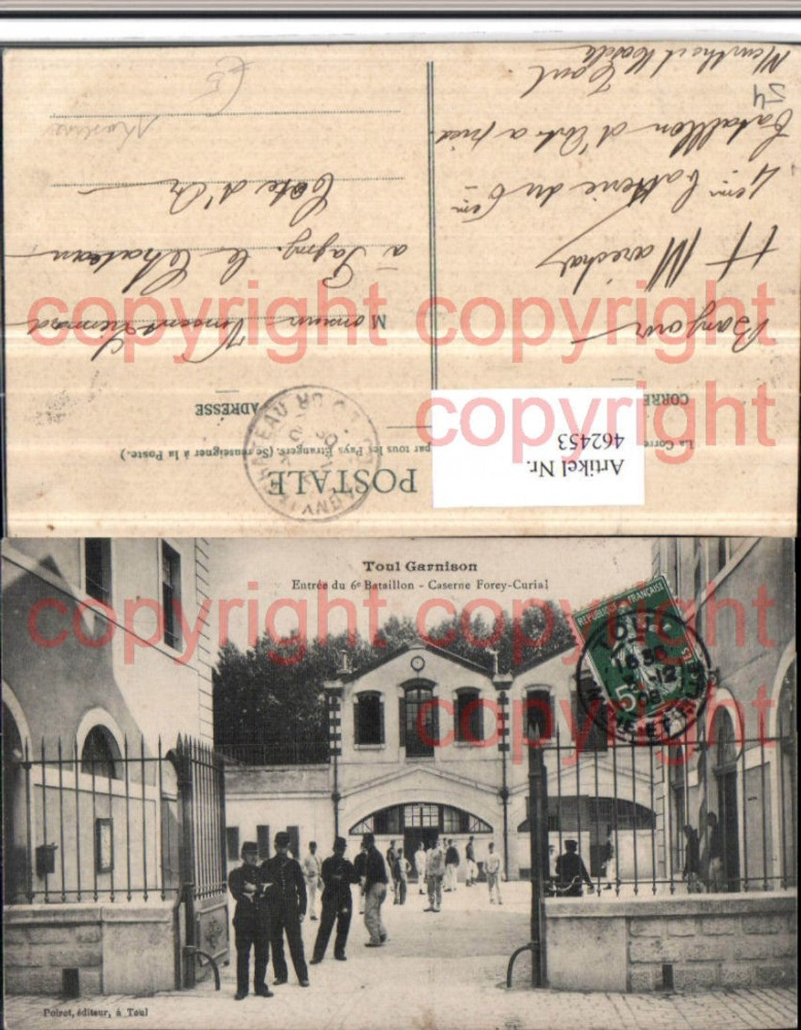 462453,Lothringen Meurthe-et-Moselle Toul Garnison 6 Bataillon Caserne Forey-Curial