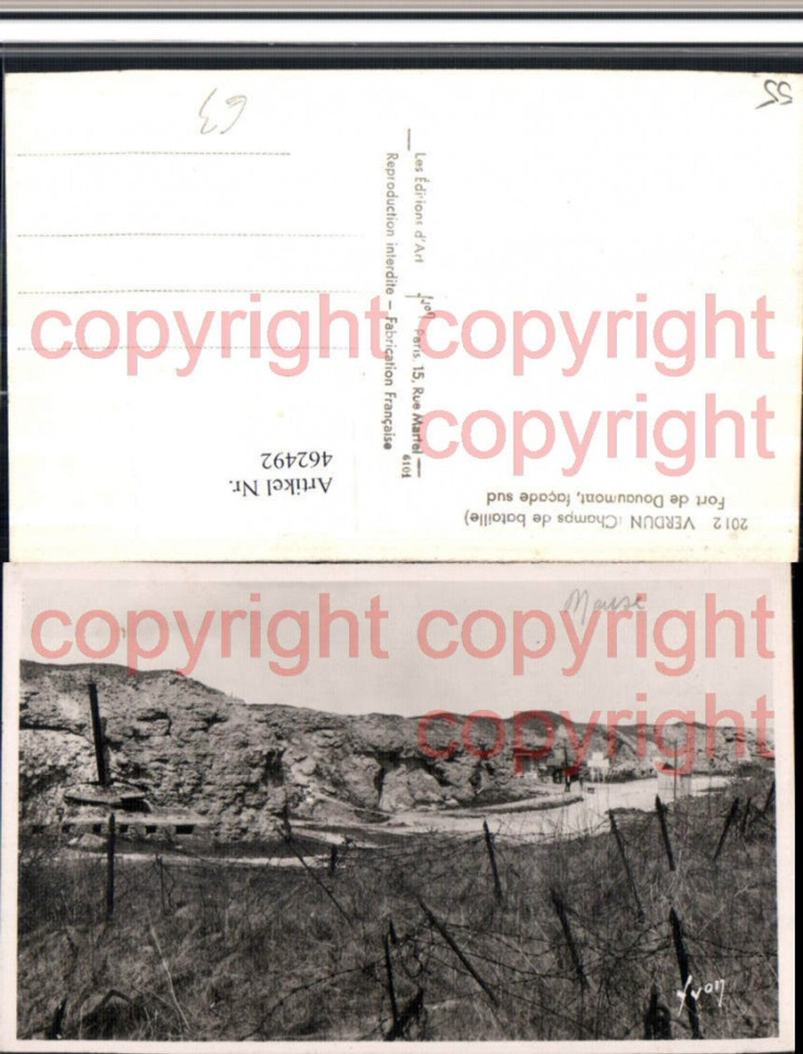 462492,Lothringen Meuse Verdun Fort Douaumont Festung