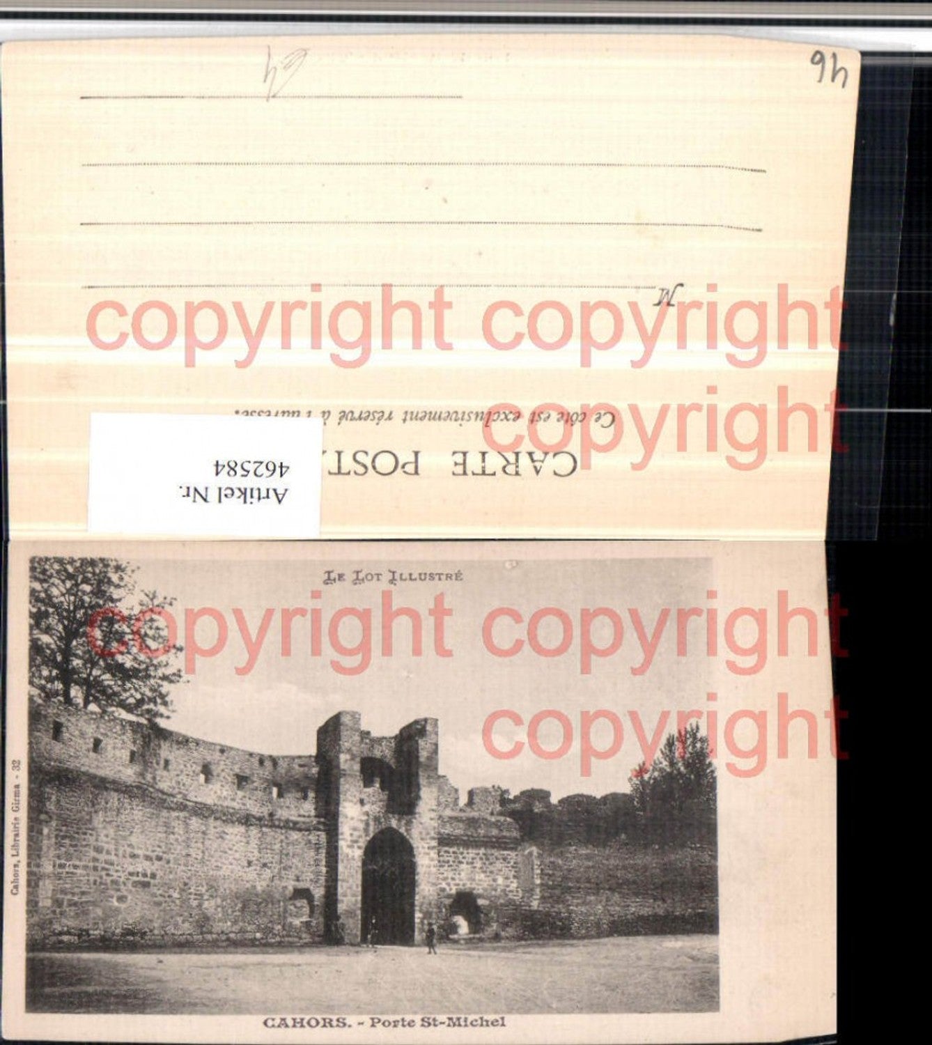 462584,Midi-Pyrenees Lot Cahors Porte St-Michel Tor