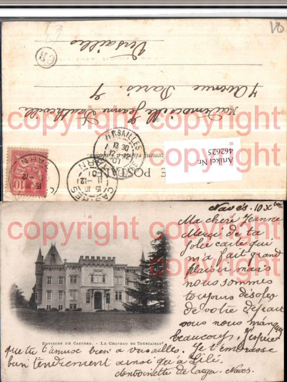 462625,Midi-Pyrenees Tarn Castres Chateau de Touscairas Schloss