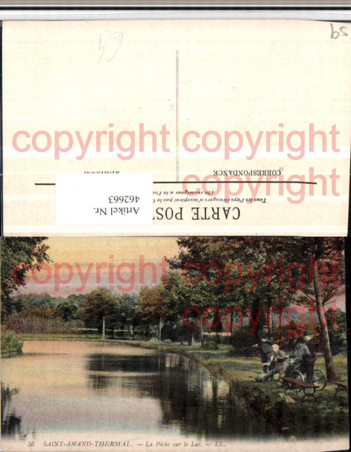 462663,Nord-Pas-de-Calais Nord Saint-Amand-Thermal Peche sur le Lac See