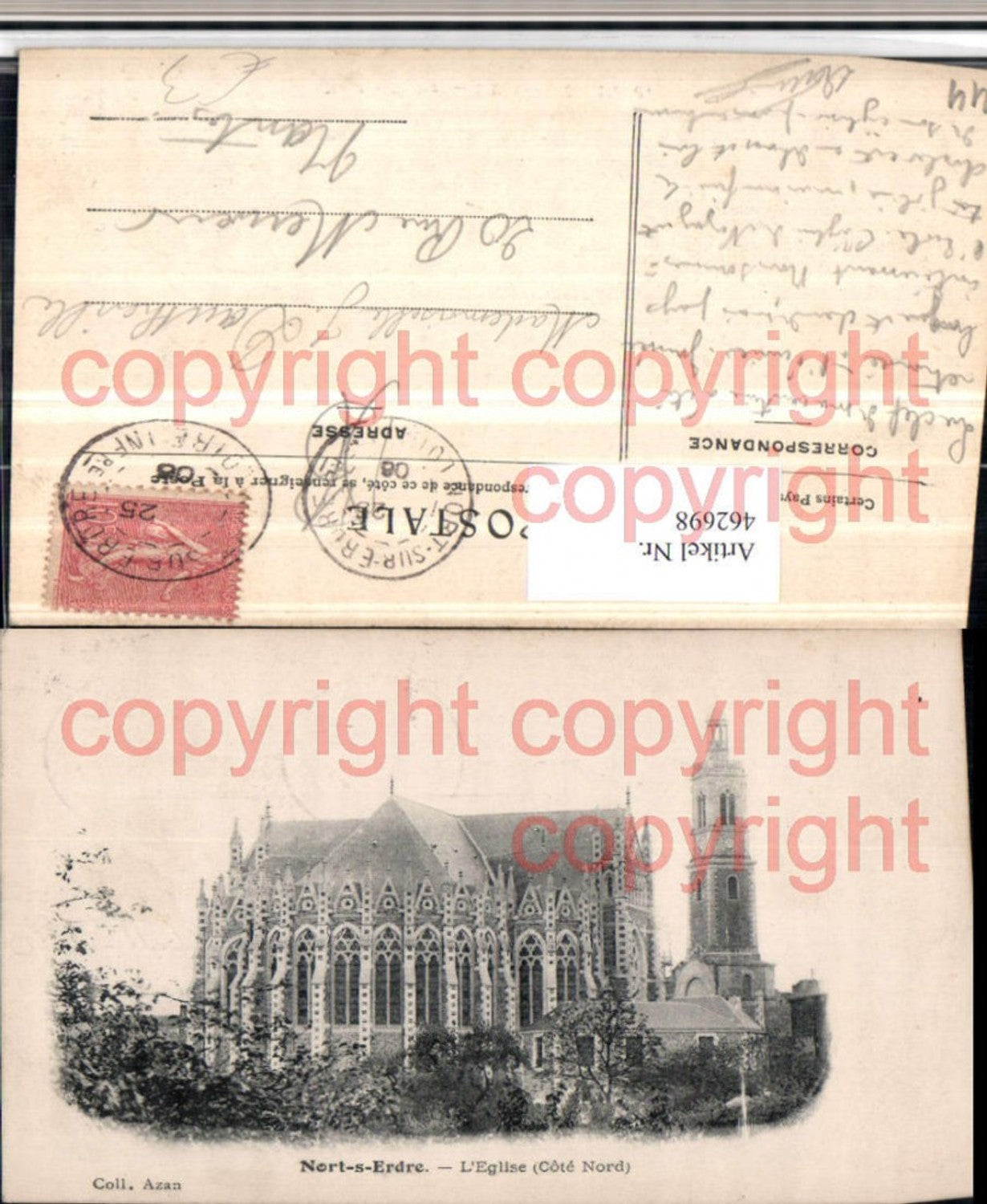462698,Pays de la Loire Loire-Atlantique Nort-s-Erdre Eglise Kirche