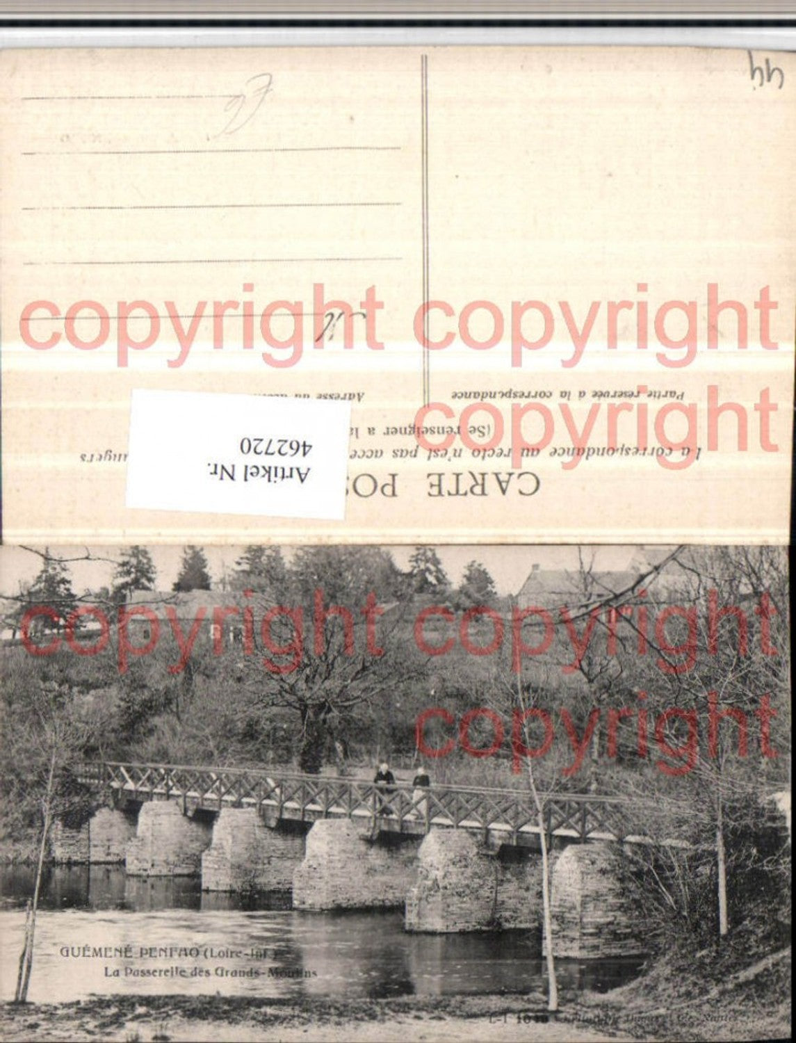 462720,Pays de la Loire Loire-Atlantique Guemene Penfaoe Passerelle Brücke