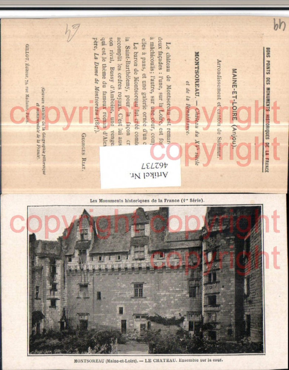 462737,Pays de la Loire Maine-et-Loire Montsoreau Chateau Schloss
