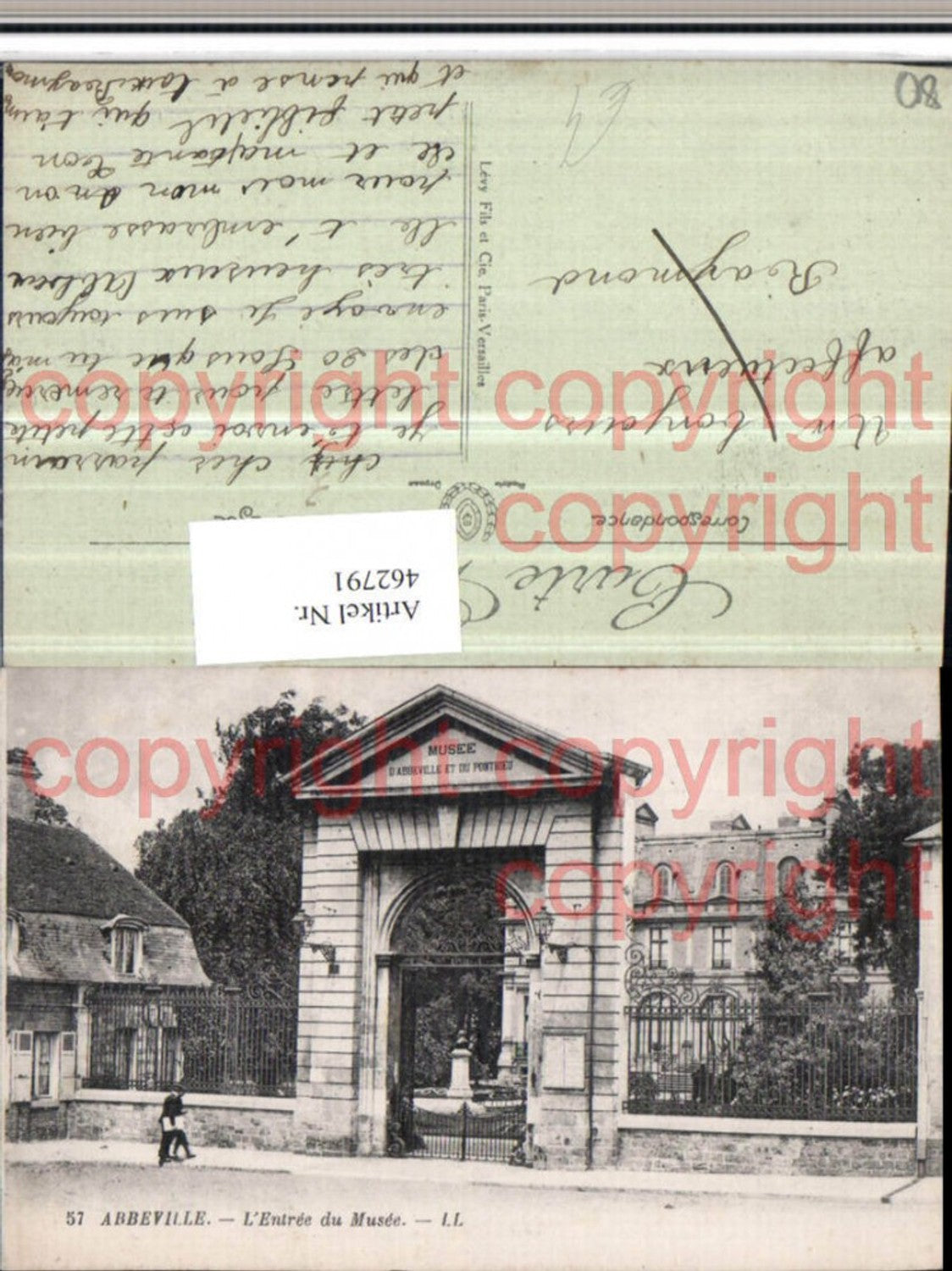 462791,Picardie Somme Abbeville Entree du Musee Museumstor