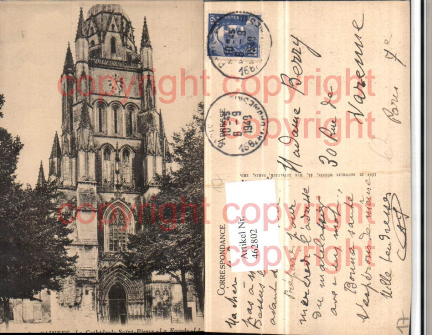 462802,Poitou-Charentes Charente-Maritime Saintes Cathedrale St-Pierre Kirche
