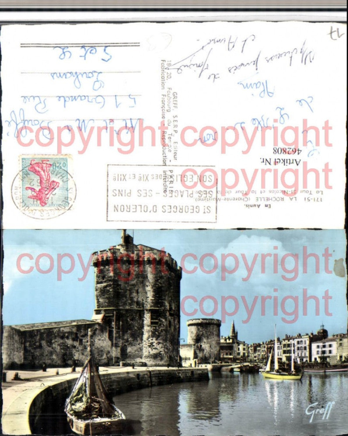 462808,Poitou-Charentes Charente-Maritime La Rochelle Tour St-Nicolas Turm