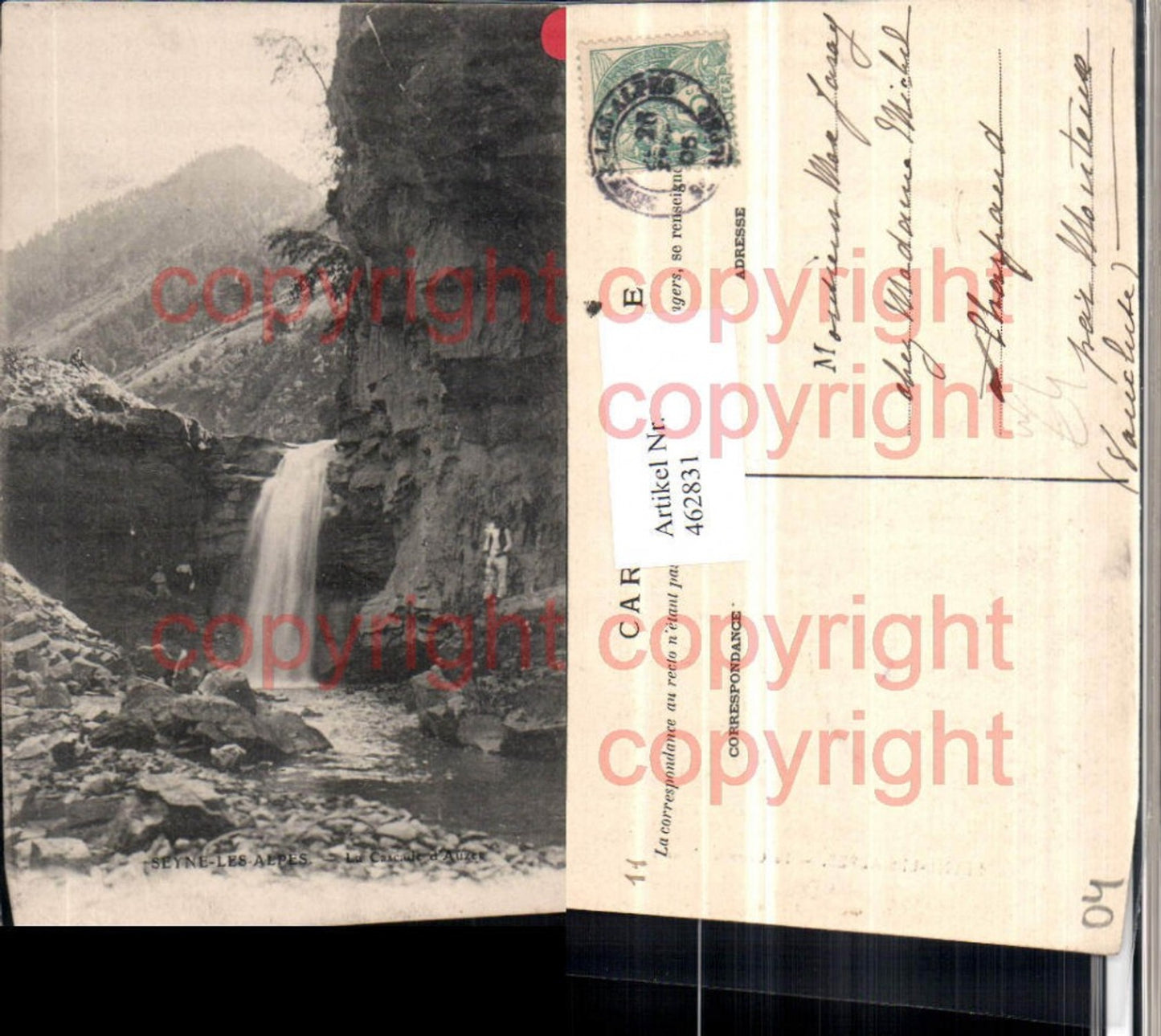 462831,Provence-Alpes-Cote-Azur Alpes-de-Haute-Provence Seyne-les-Alpes Cascade