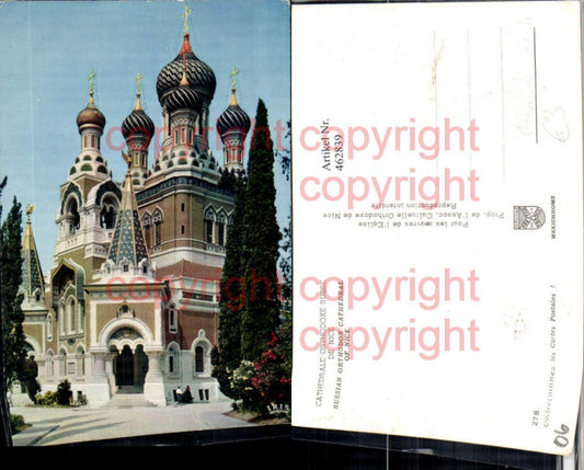 462839,Provence-Alpes-Cote-Azur Alpes-Maritimes Nice Nizza  Russische Kirche