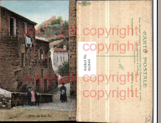 462844,Provence-Alpes-Cote-Azur Var Hyeres Vieille Rue Gasse