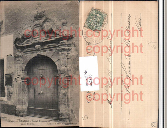 462850,Provence-Alpes-Cote-Azur Vaucluse Orange Portail Renaissance Tür Portal