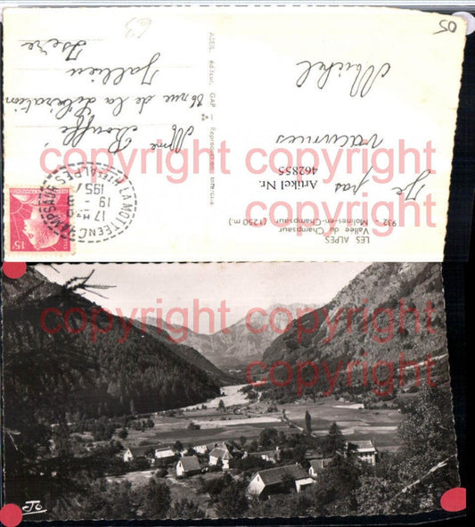 462855,Provence-Alpes-Cote-Azur Hautes-Alpes Molines-en-Champsaur Bergkulisse