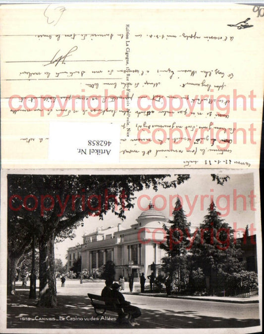 462858,Provence-Alpes-Cote-Azur Alpes-Maritimes Cannes Casino vu des Allees