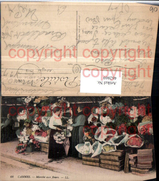 462869,Provence-Alpes-Cote-Azur Alpes-Maritimes Cannes Marche aux fleurs Blumenmarkt