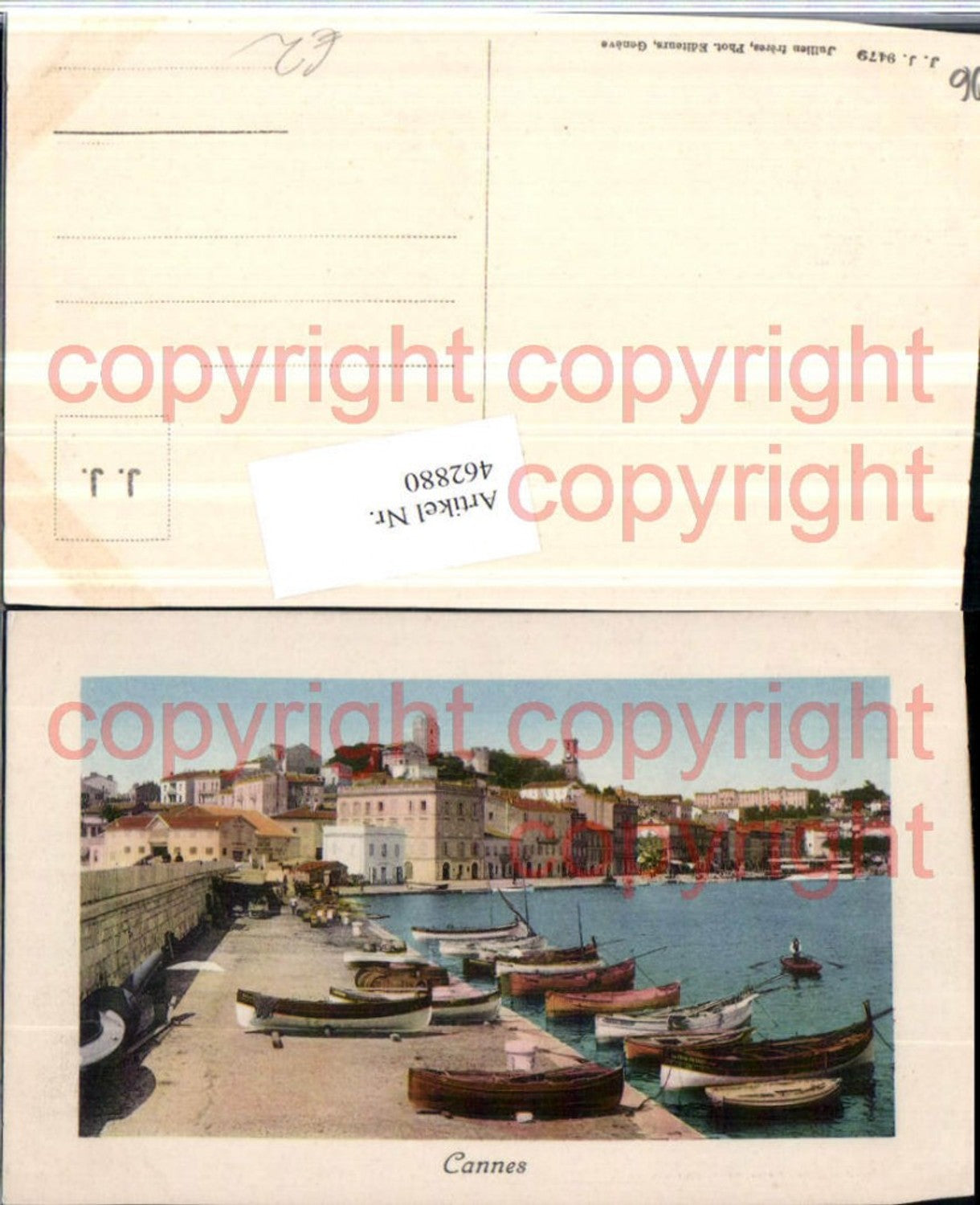 462880,Provence-Alpes-Cote-Azur Alpes-Maritimes Cannes Teilansicht Boote