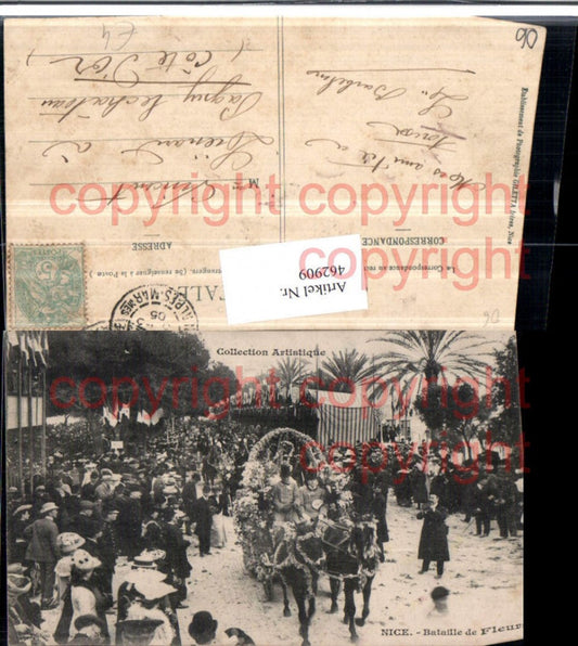 462909,Provence-Alpes-Cote-Azur Alpes-Maritimes Nice Nizza Bataille Fleurs Parade