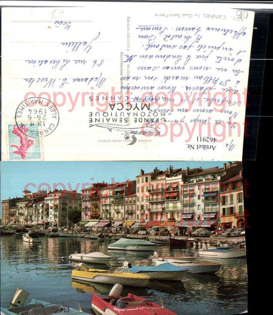 462911,Provence-Alpes-Cote-Azur Alpes-Maritimes Cannes Quai Saint-Pierre Boote